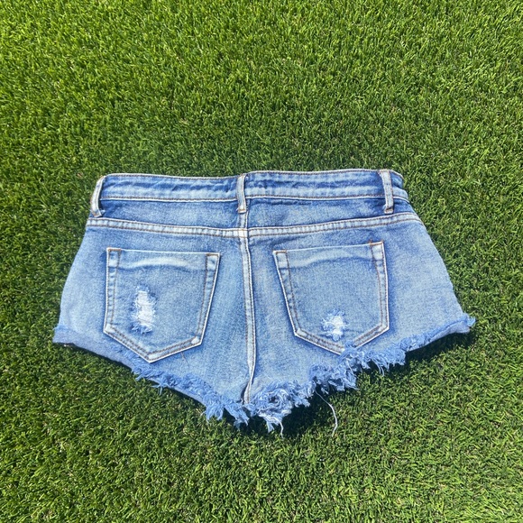 Distressed Micro Shorts - Picture 5 of 7
